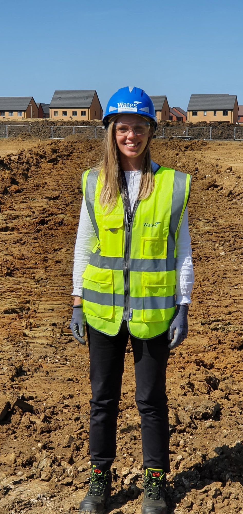 Headteacher, Mrs McCloskey, visits the Manor Drive site.