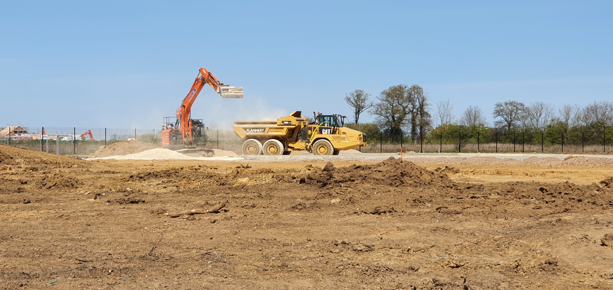 Building Works at the Manor Drive Site.