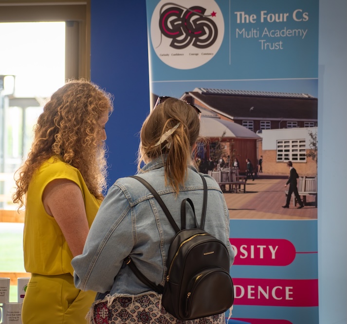 Staff at the recent recruitment roadshow